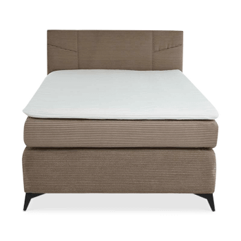 Boxspring MAKKUM Rib Taupe 120x200  Boxspring MAKKUM Rib Taupe 120x200