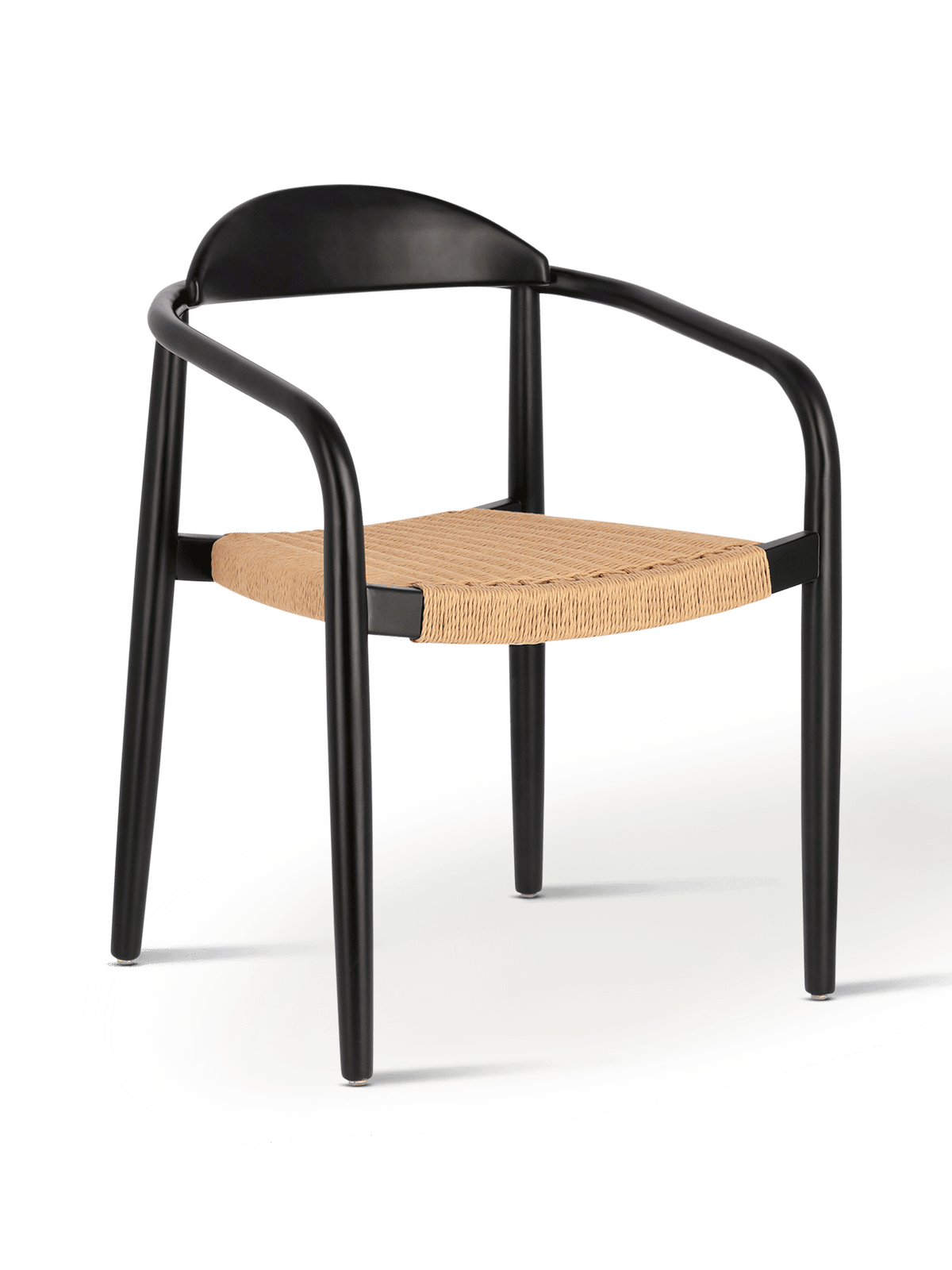 Stoel Nina Zwart Acaciahout