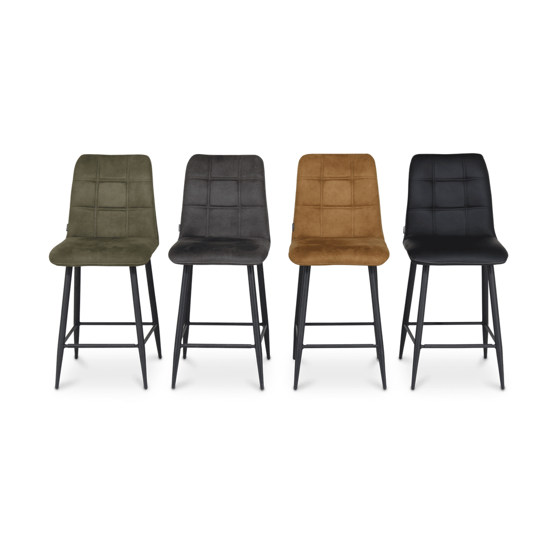 Barstoel LORIS ECO PU Nero Barstoel LORIS ECO PU Nero