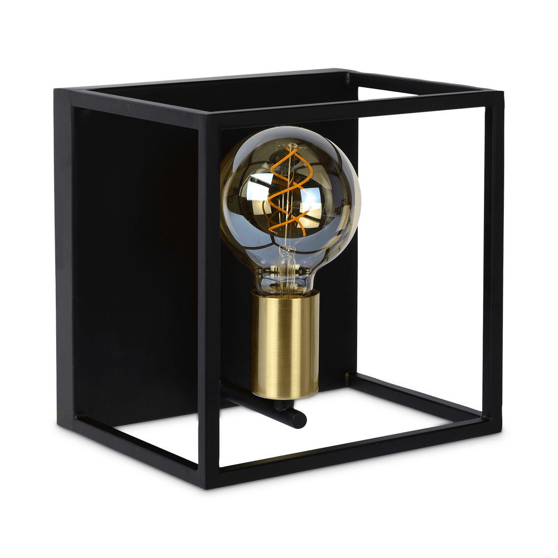 Wandlamp RUBEN 1Del. Zwart/Goud Wandlamp RUBEN 1Del. Zwart/Goud