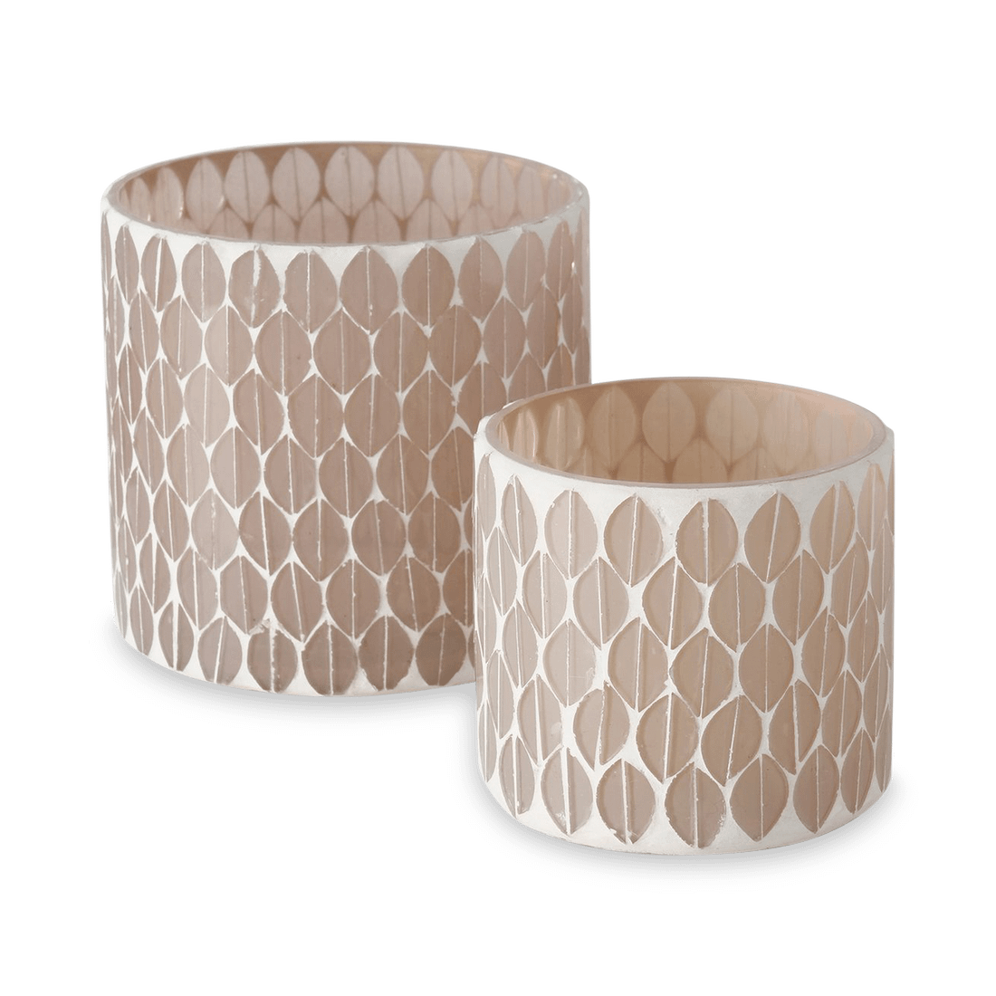 Windlicht LEPIDA Glas Wit M Windlicht LEPIDA Glas Wit M