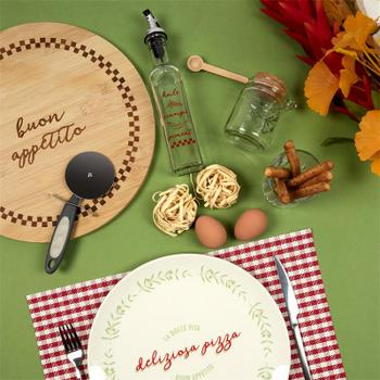 Pizzaplank ITALIAN Rond Bamboe Ass. Pizzaplank ITALIAN Rond Bamboe Ass.