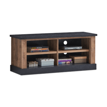 Tv-Meubel KAMIEL Industrial Oak/Rand Zwart  Tv-Meubel KAMIEL Industrial Oak/Rand Zwart