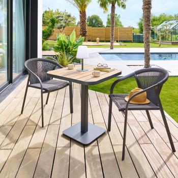 Tuinstoel PECORINO Grafiet/Antraciet Tuinstoel PECORINO Grafiet/Antraciet