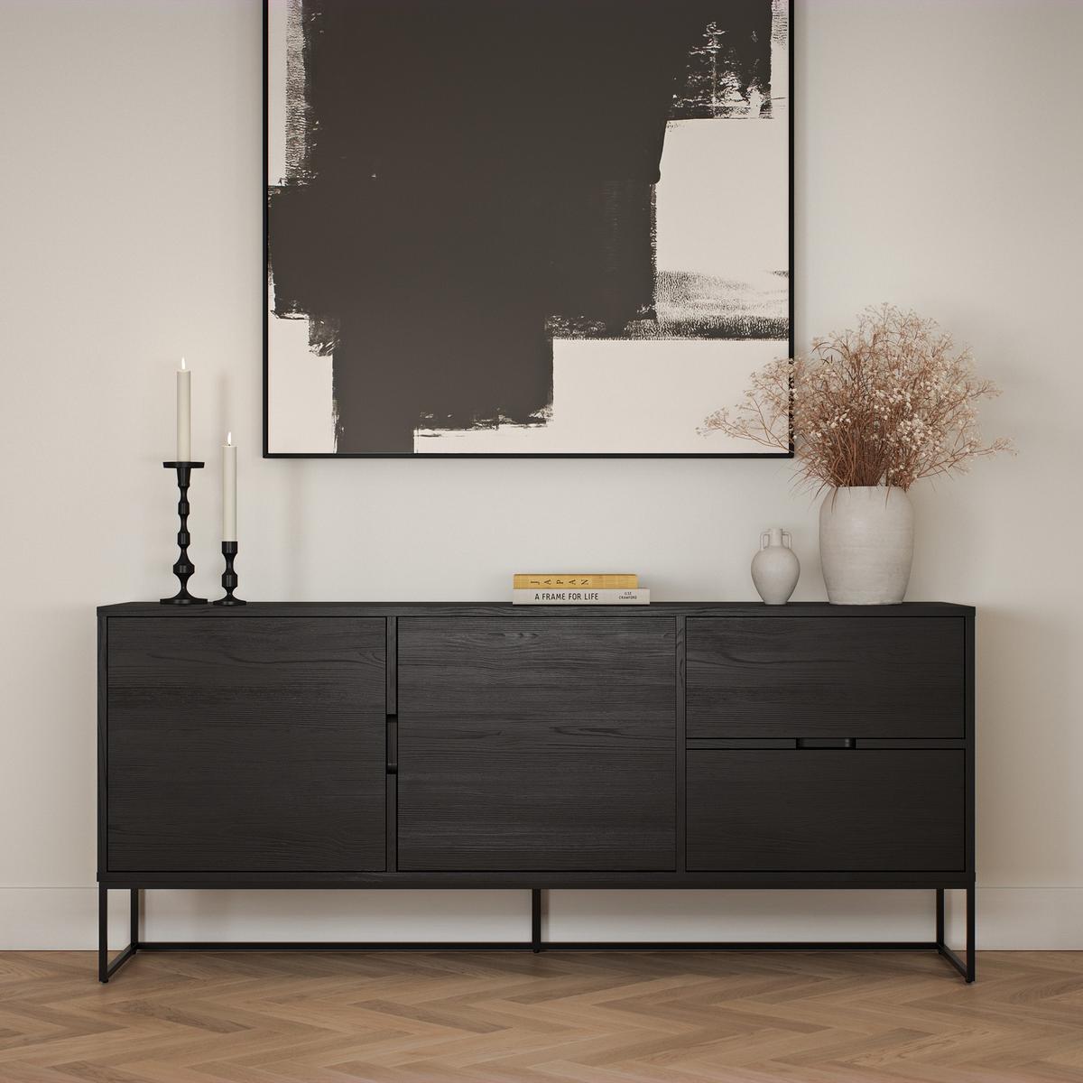 Tenzo Dressoir LIPP Ash Black Fineer