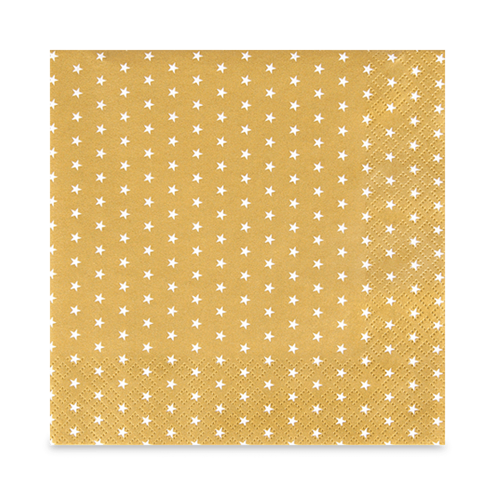 S/20 Serviet STARS Goud