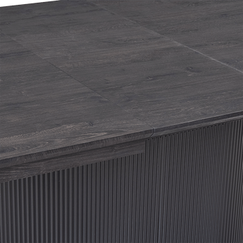 Eettafel verlengbaar PORTO Ovaal 180/220x110 Donkerbruin Eettafel verlengbaar PORTO Ovaal 180/220x110 Donkerbruin