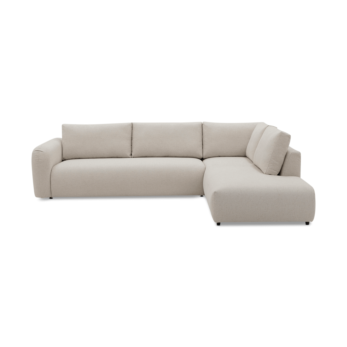 Hoeksalon PUCK Longchair Rechts Soelle Beige B325