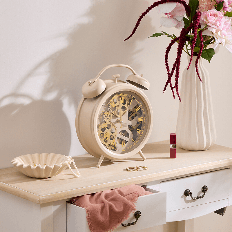 Staande Klok URBA Beige/Goud