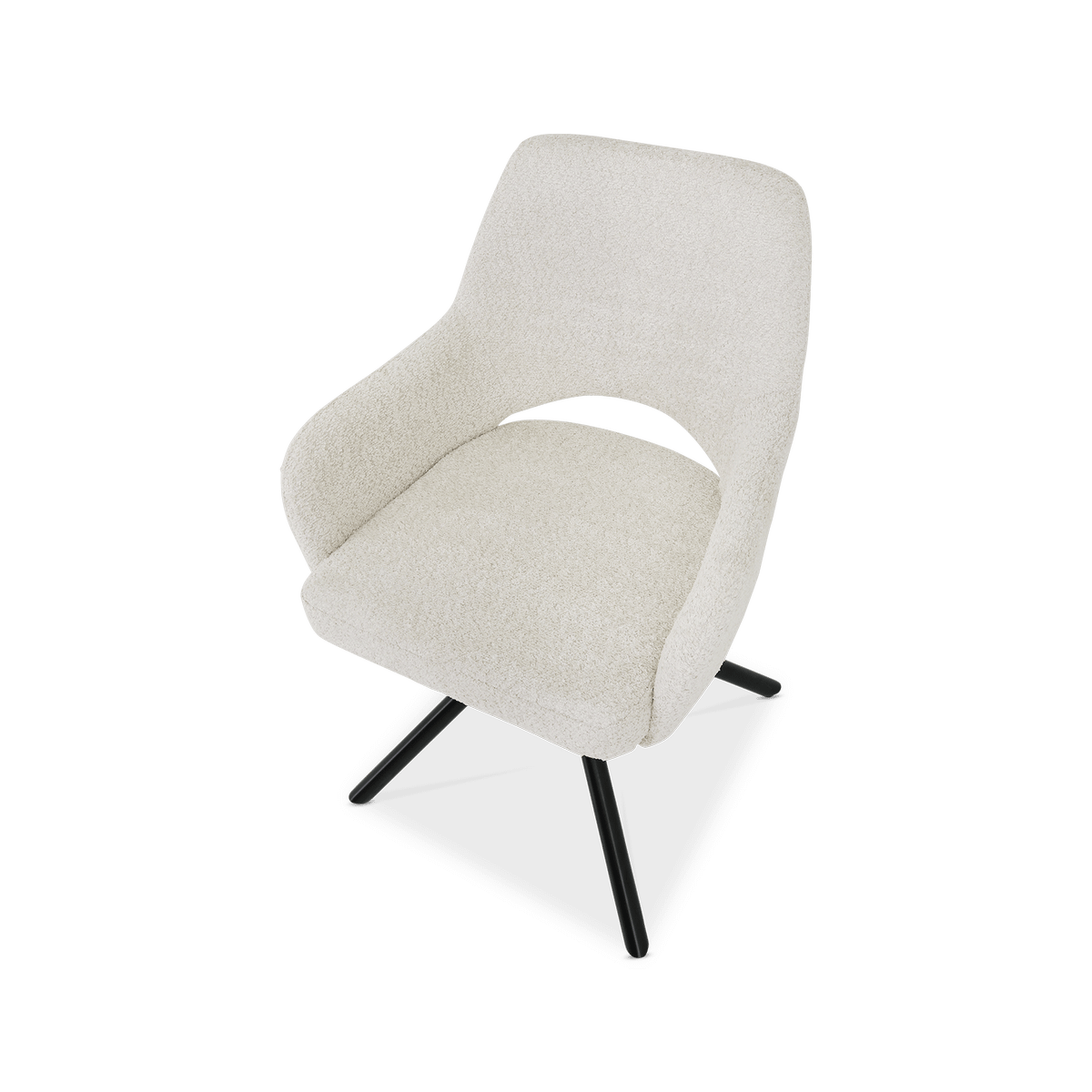 Armstoel AVORIO Cream Bouclé