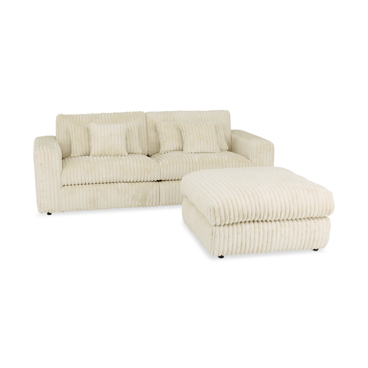 3-zit PROSPERO Rib Ecru B248