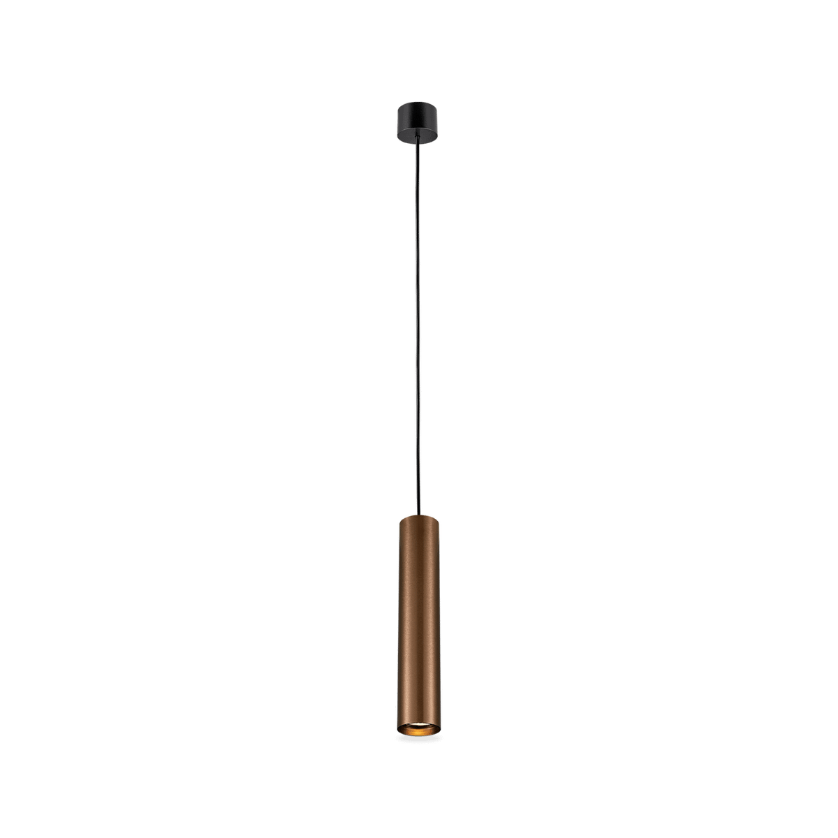 Hanglamp TABOO 1Del. Zwart/Brons
