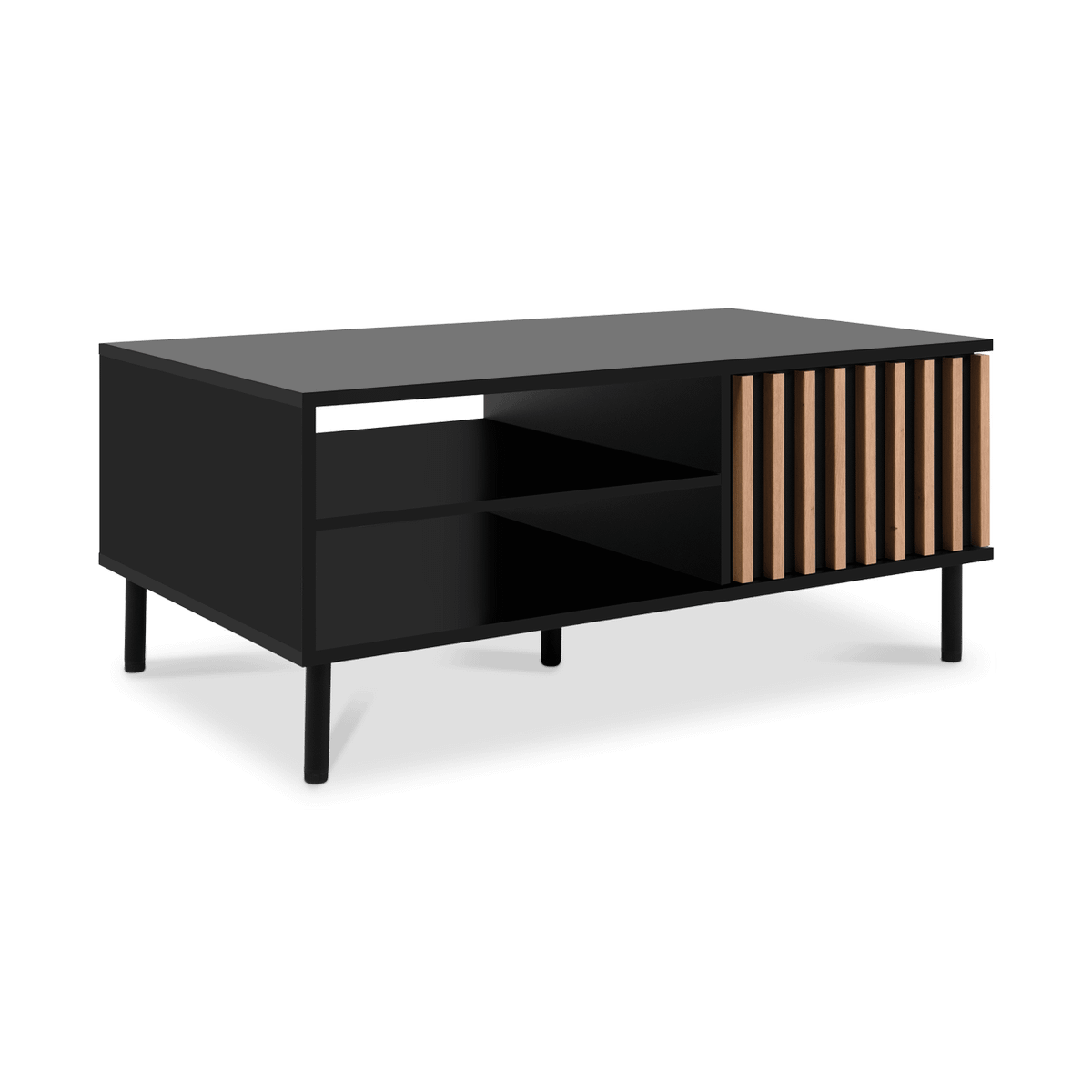 Salontafel ERNESTO 2xNIS-D B 110 Artisan Eik/Zwart