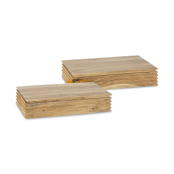 Nachttafel HIRO Hangend Massief Acacia Nachttafel HIRO Hangend Massief Acacia