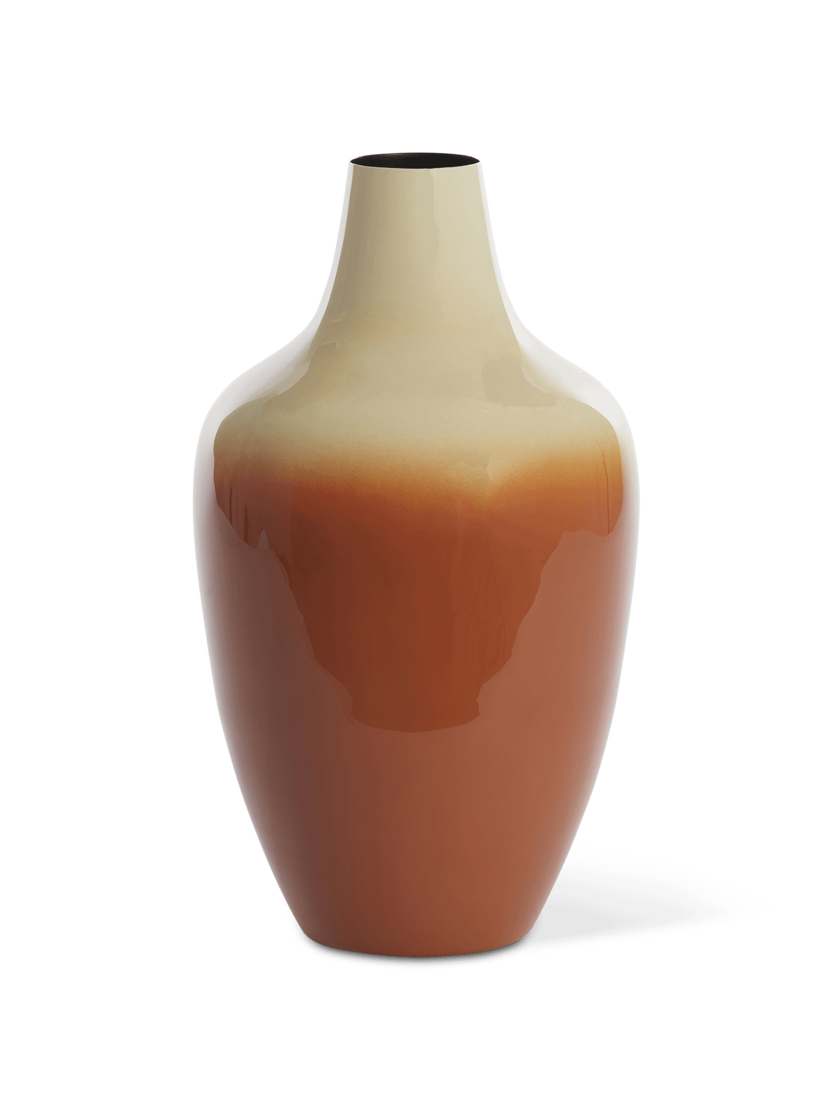 Decovaas VELHO L Met. CrØme/Dk. Oranje