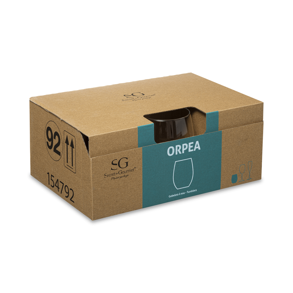 S/6 Waterglazen ORPEA 36cl