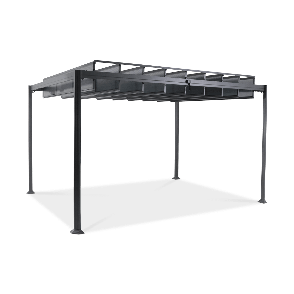 Pergola Verstelbare Lamellen PISTOIA Grafiet 