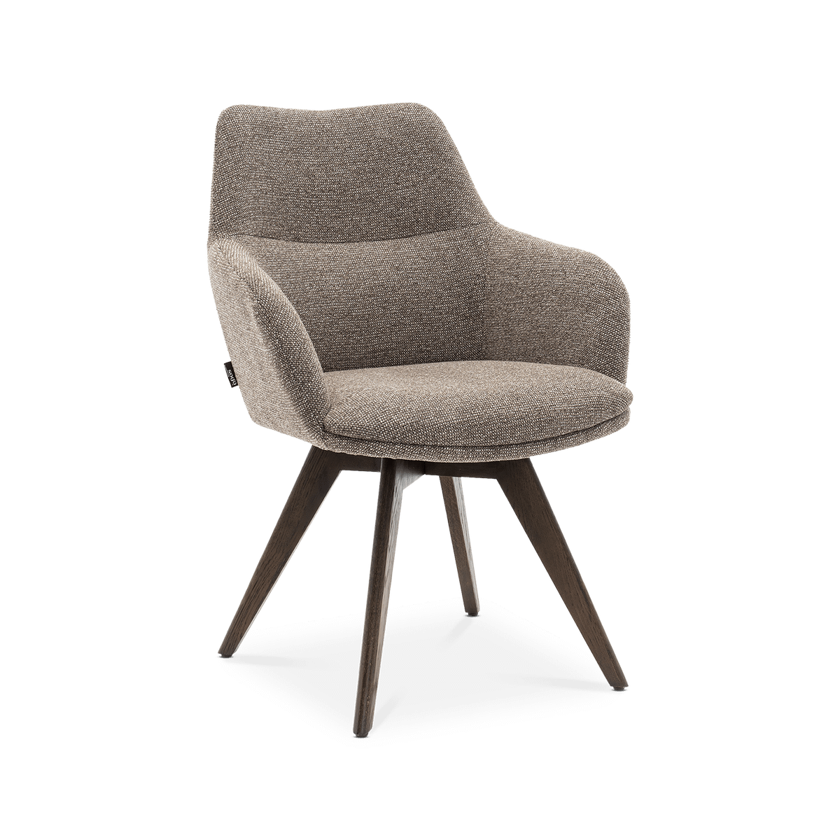 Armstoel VISBY Liver/Dirty oak