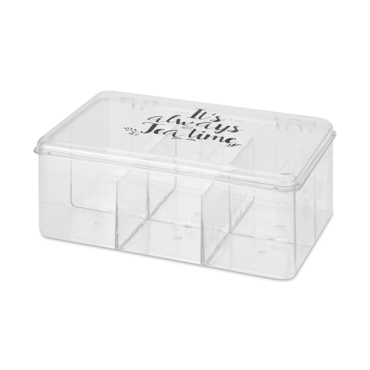 Theedoos BERIT 6Del. Transparant