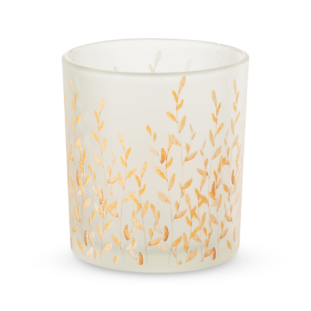 Theelichthouder SALLY Glas Oranje/Transp. XS