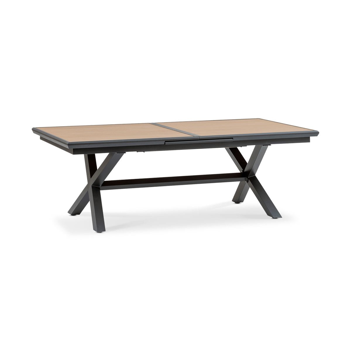 Tuintafel CORTONA Verlengbaar 220/280x113 Grijs/Hout