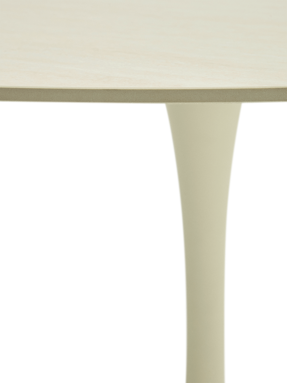 Eettafel Vedira Beige Ø90 cm
