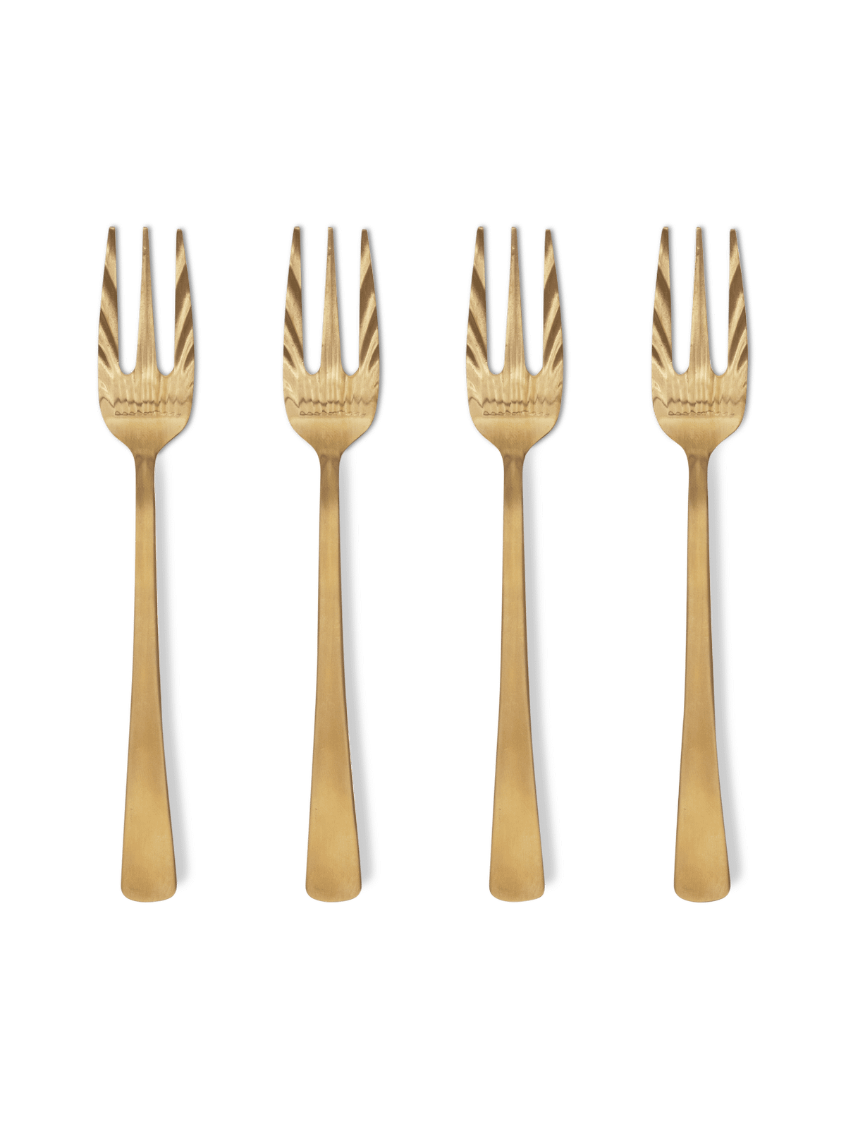 Taartvorkjes Shell Goud s/4