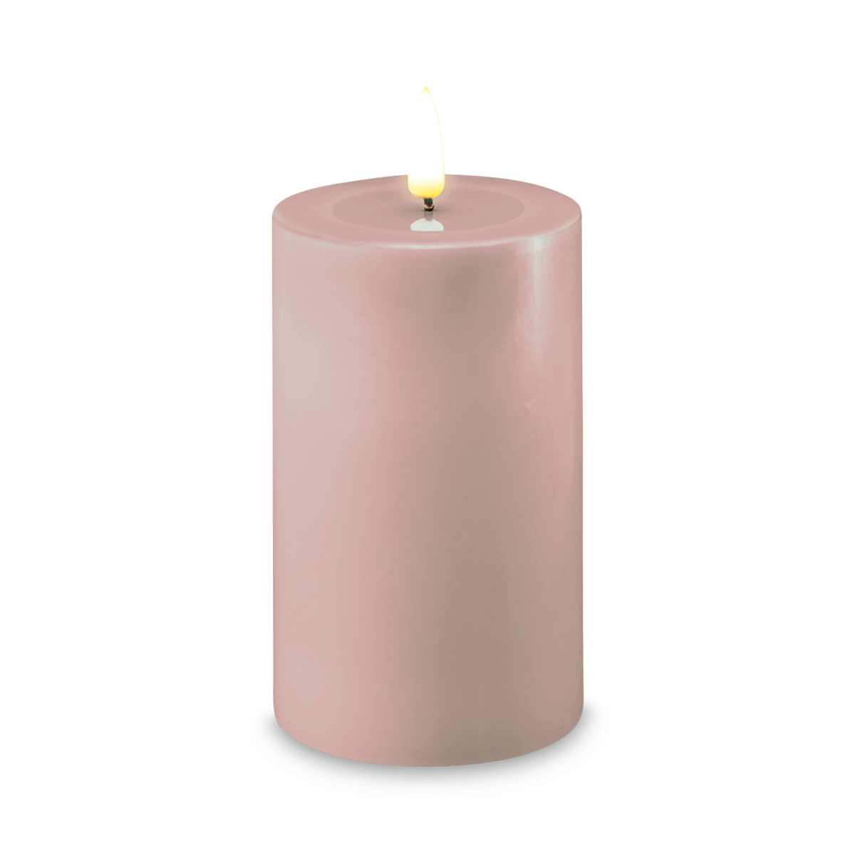 LED-Kaars LYS 7,5 x 12,5 Rose