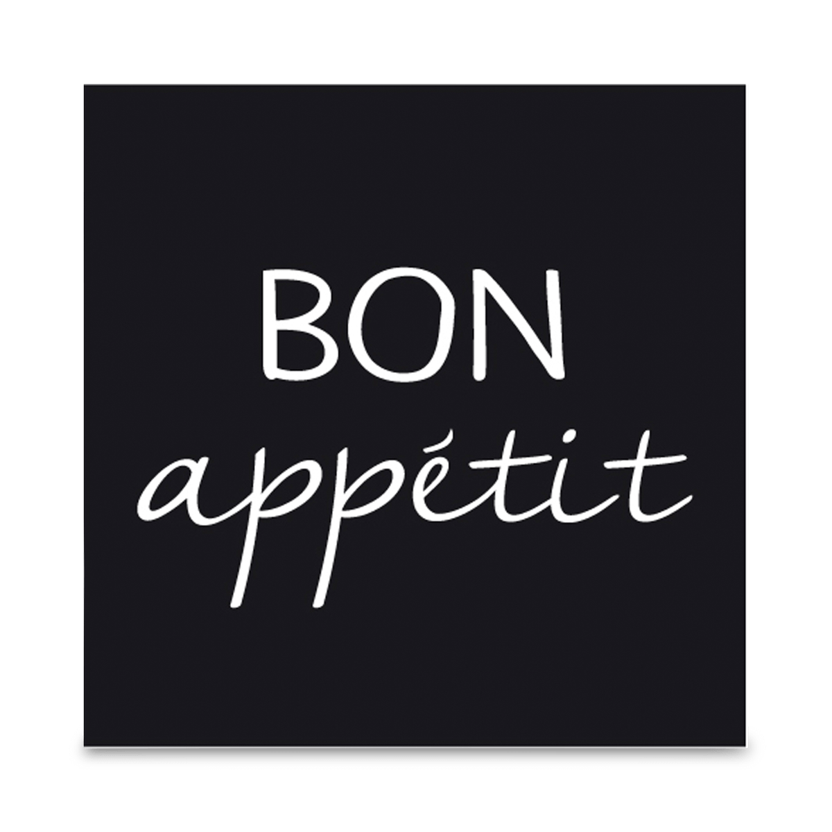 S/20 Serviet BON APPETIT Zwart