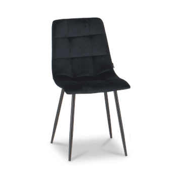 Stoel DODGE Velvet Black Stoel DODGE Velvet Black