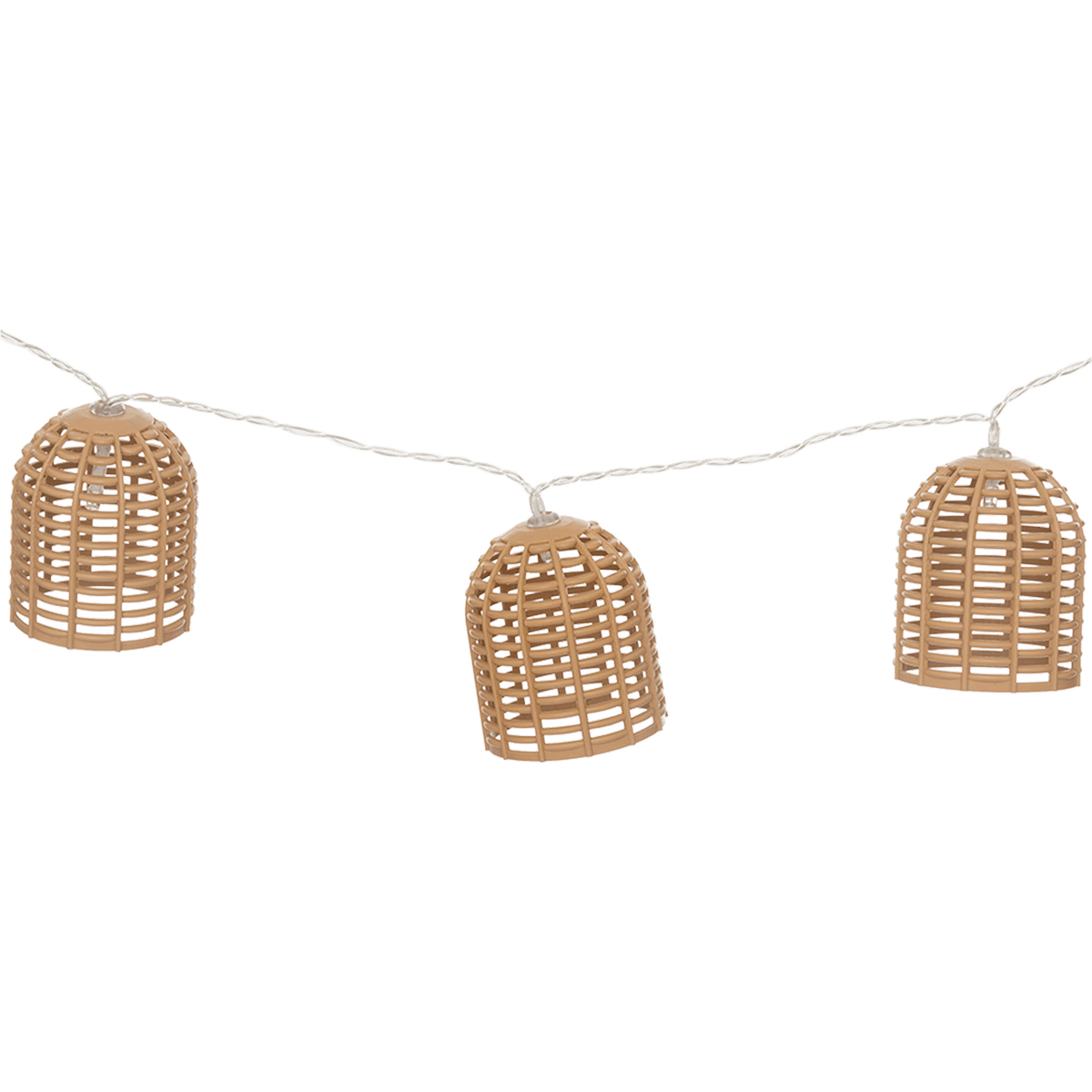 Solar Lichtslinger AYLA 10Del. Rotanlook Naturel