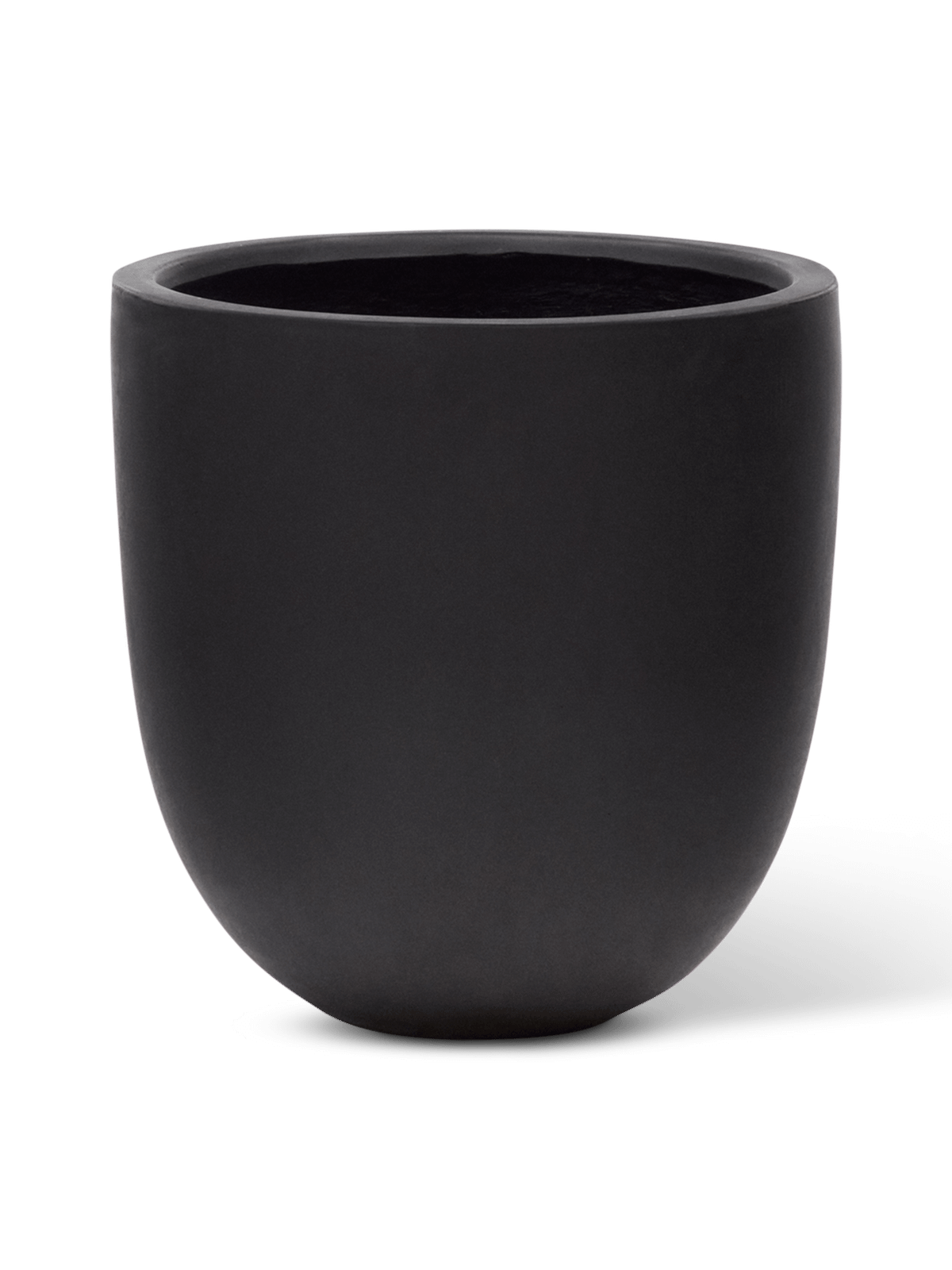 Aiguablava zwarte cement plantenbak ⌀56 cm