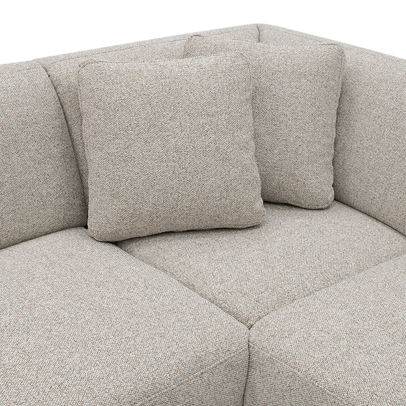 Hoeksalon QUILLO Hoek Rechts B390 Beige