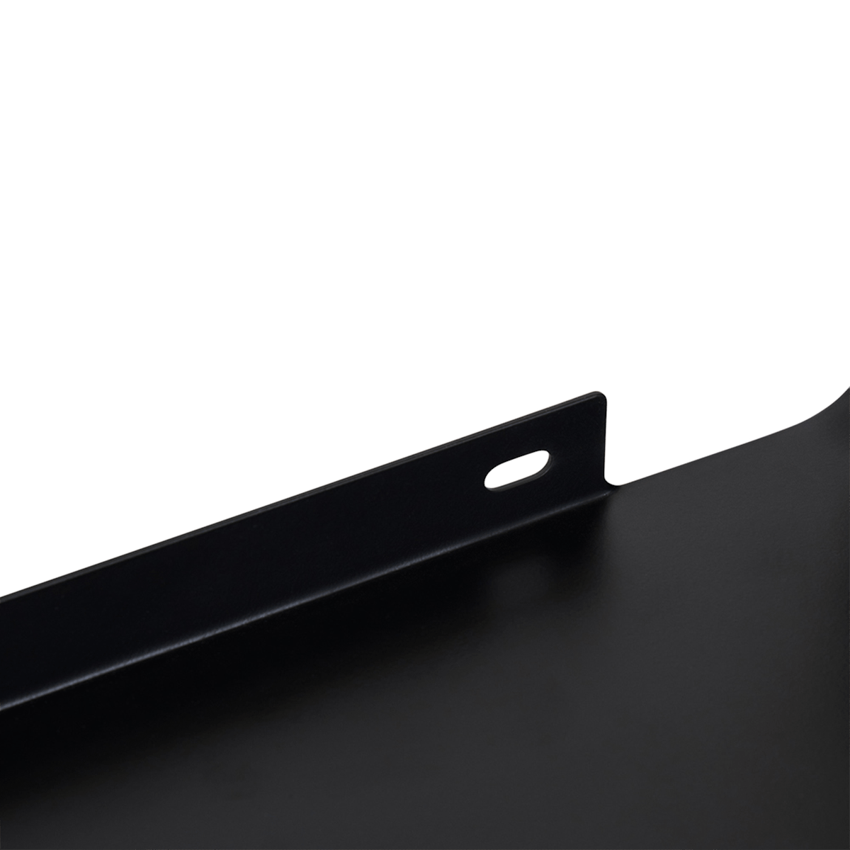 Wandplank HEMILO XL 1Niv. Metaal Zwart