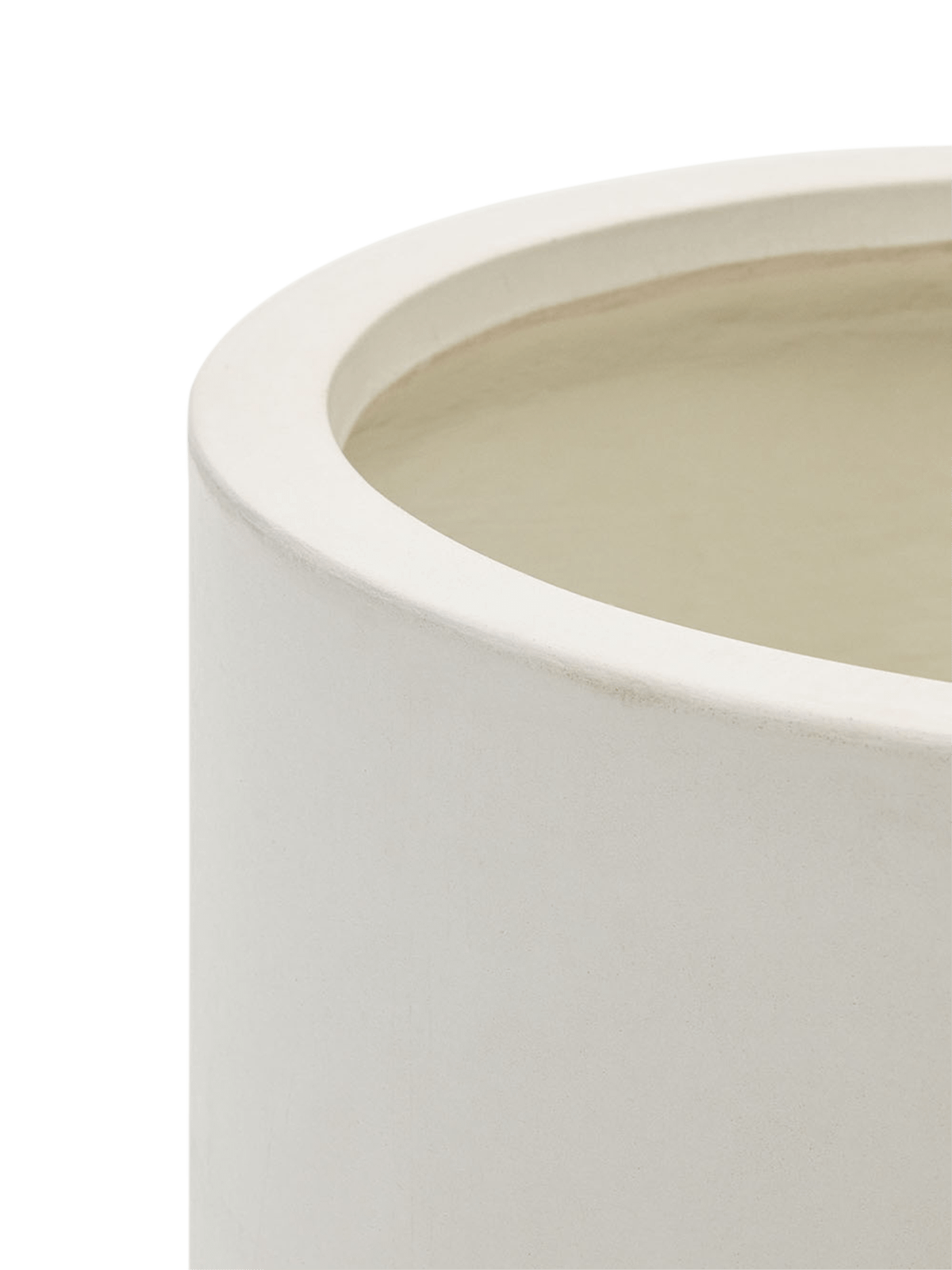 Aiguablava bloempot in wit cement, ⌀52 cm