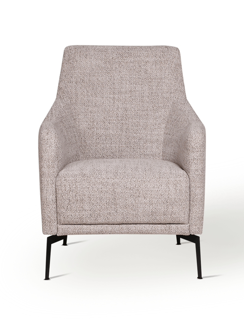 Bijzetzetel Liotta met hoge rug