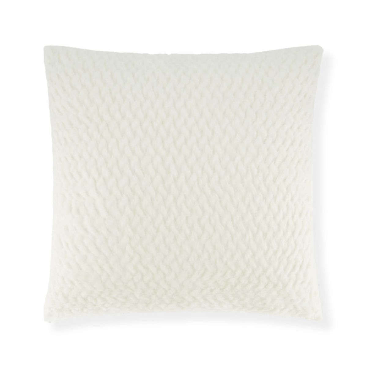 Kussen TADDL 45 Poly Faux Fur Off White