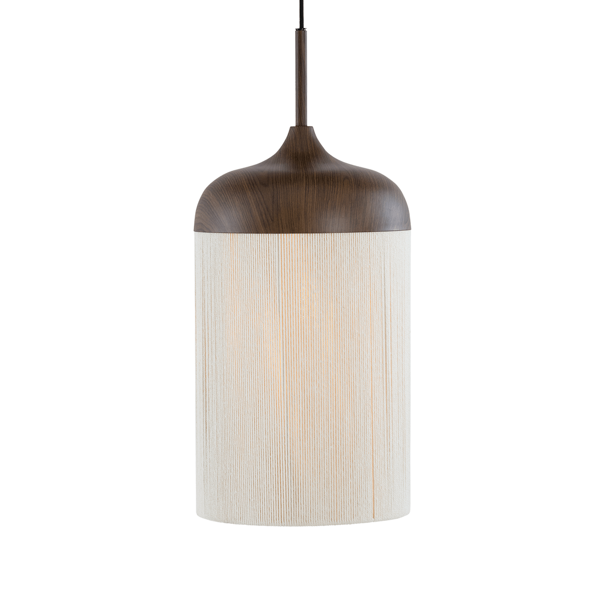 Hanglamp DANIA 1Del. Bruin/Crème
