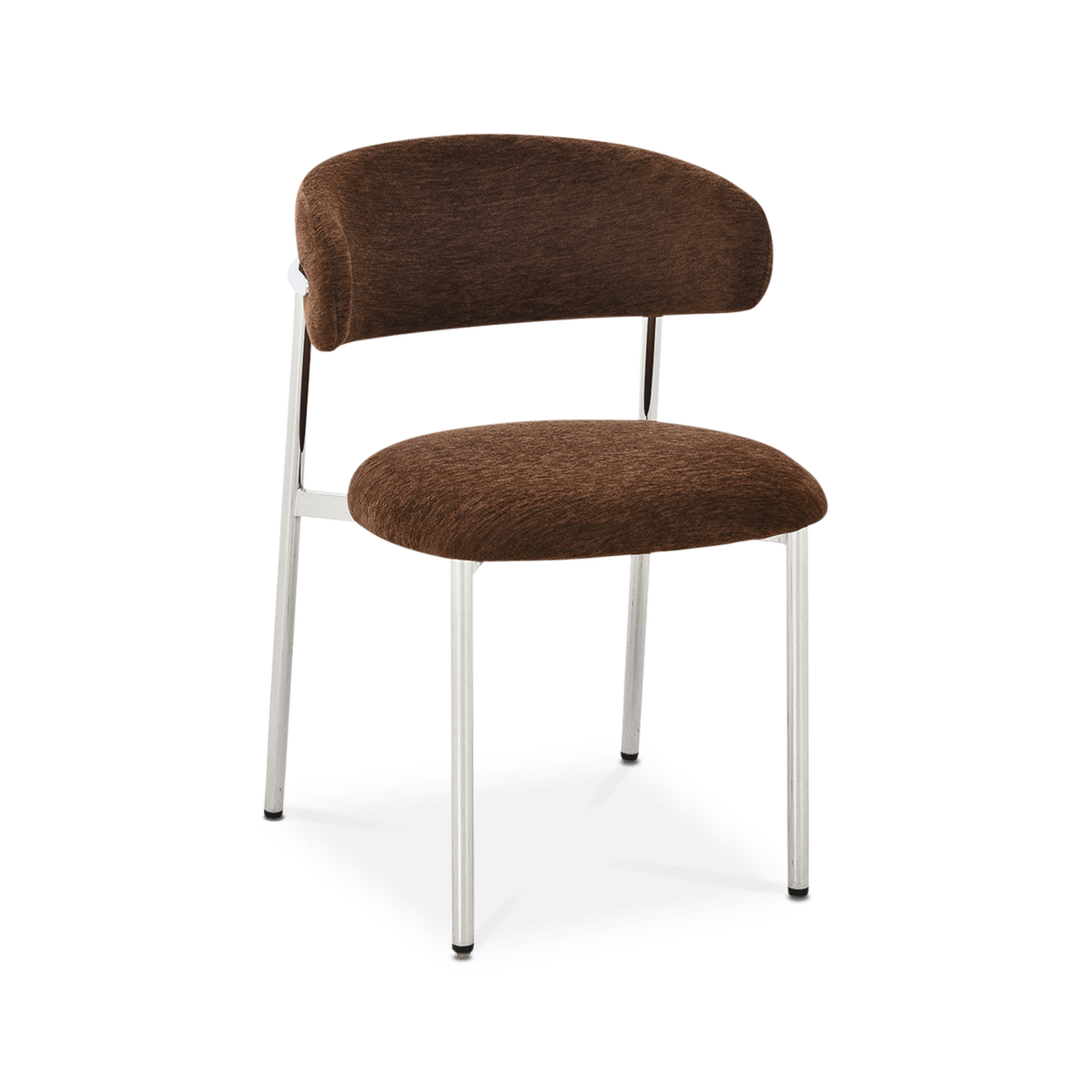 Stoel MARGIT Burnt Umber/Chrome