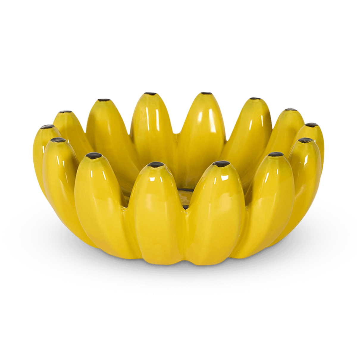 Fruitschaal BANANAS Keramiek Geel