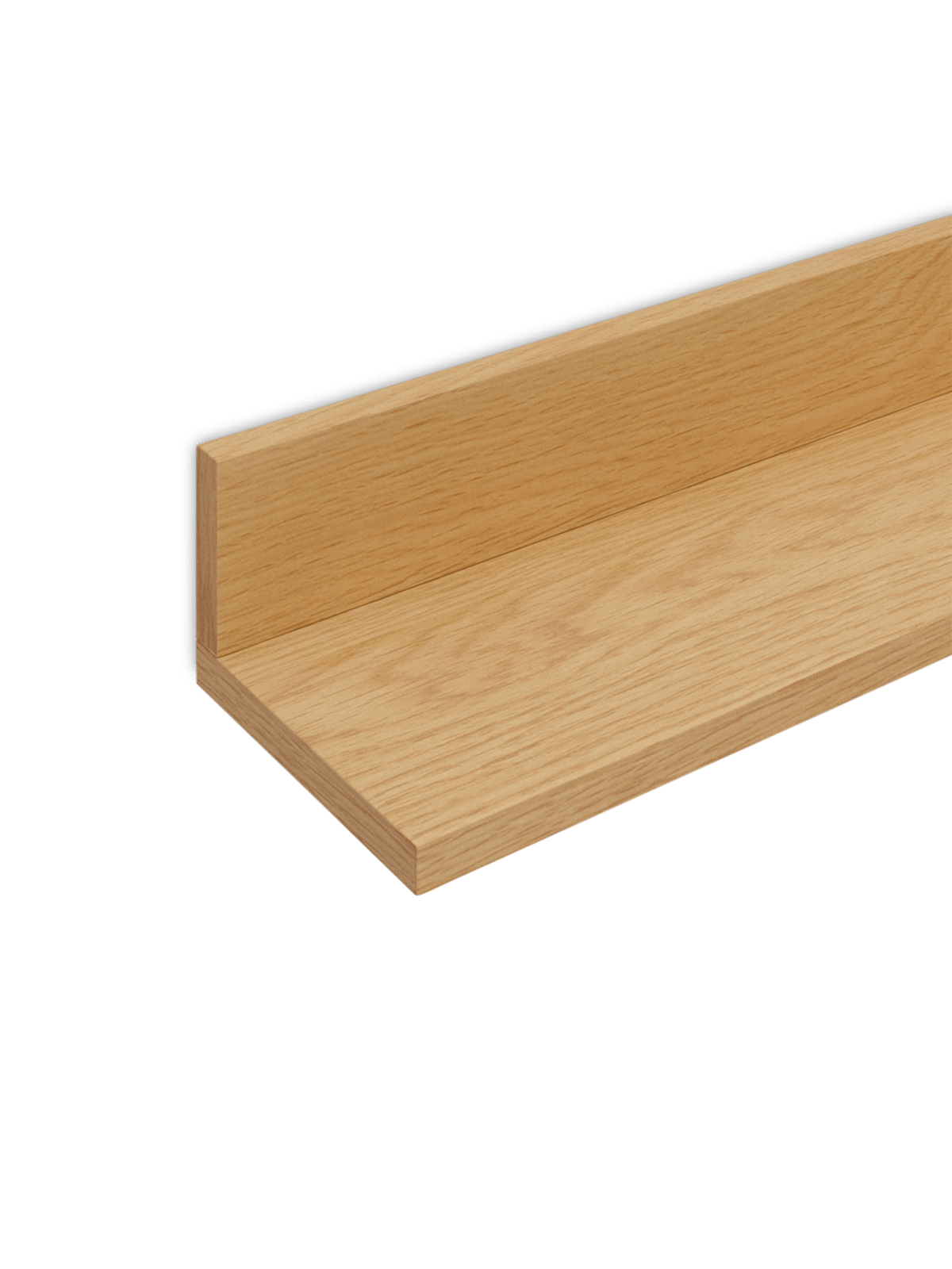 Abilen wandplank in eiken fineer 80 x 15 cm FSC 100%