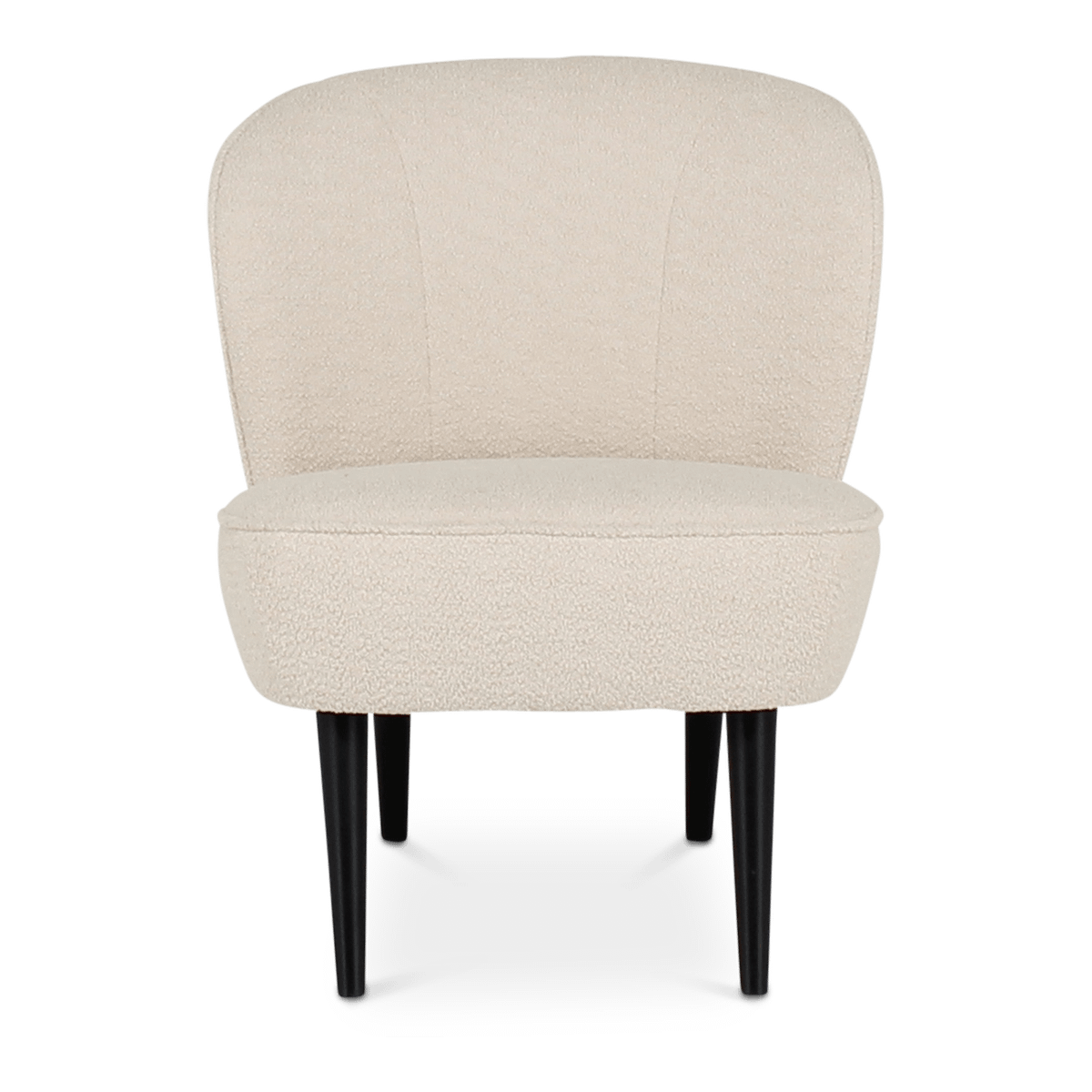 Fauteuil CORKSCREW Crème Bouclé