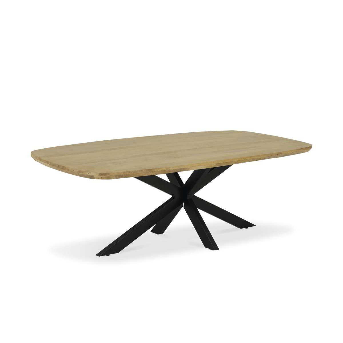 Salontafel BILLIE Deens Ovaal 130x70 Naturel Spinpoot