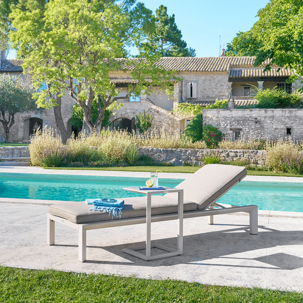 Ligbed Verstelbaar FURORE Zand  Ligbed Verstelbaar FURORE Zand