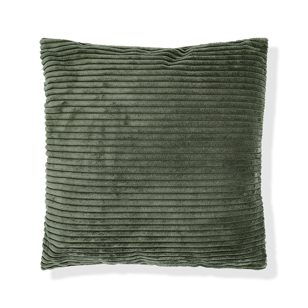 Kussen MILLY 45 Ribfluweel Groen