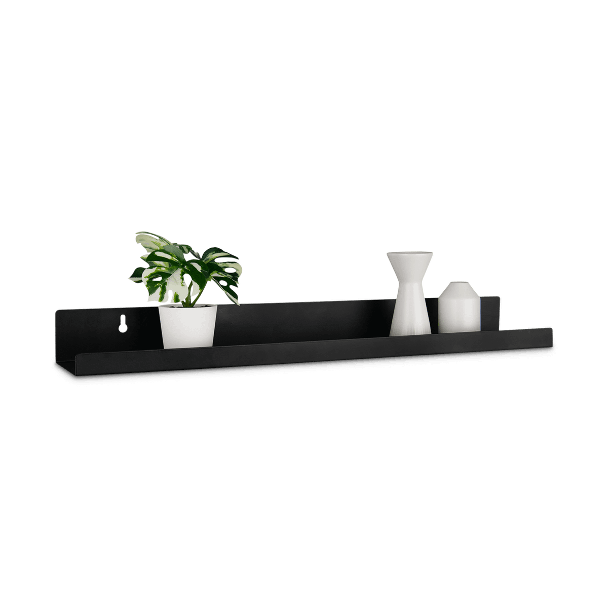 Wandplank ESTELLA 50 Metaal Zwart
