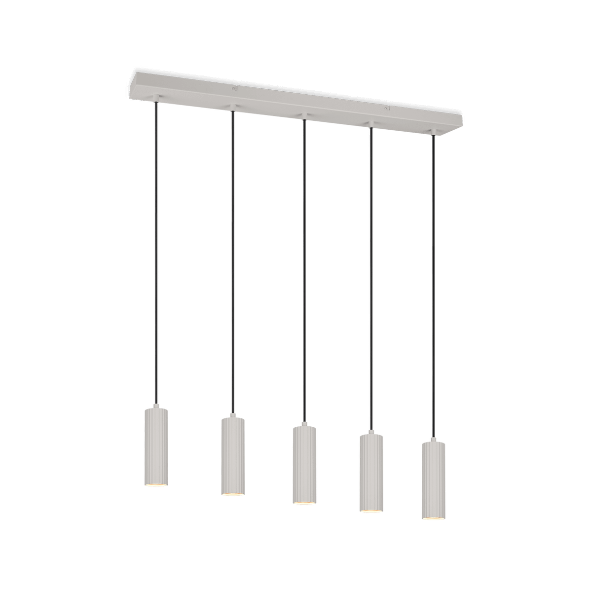 Hanglamp SOKA 5Del. Metaal Warm Grijs