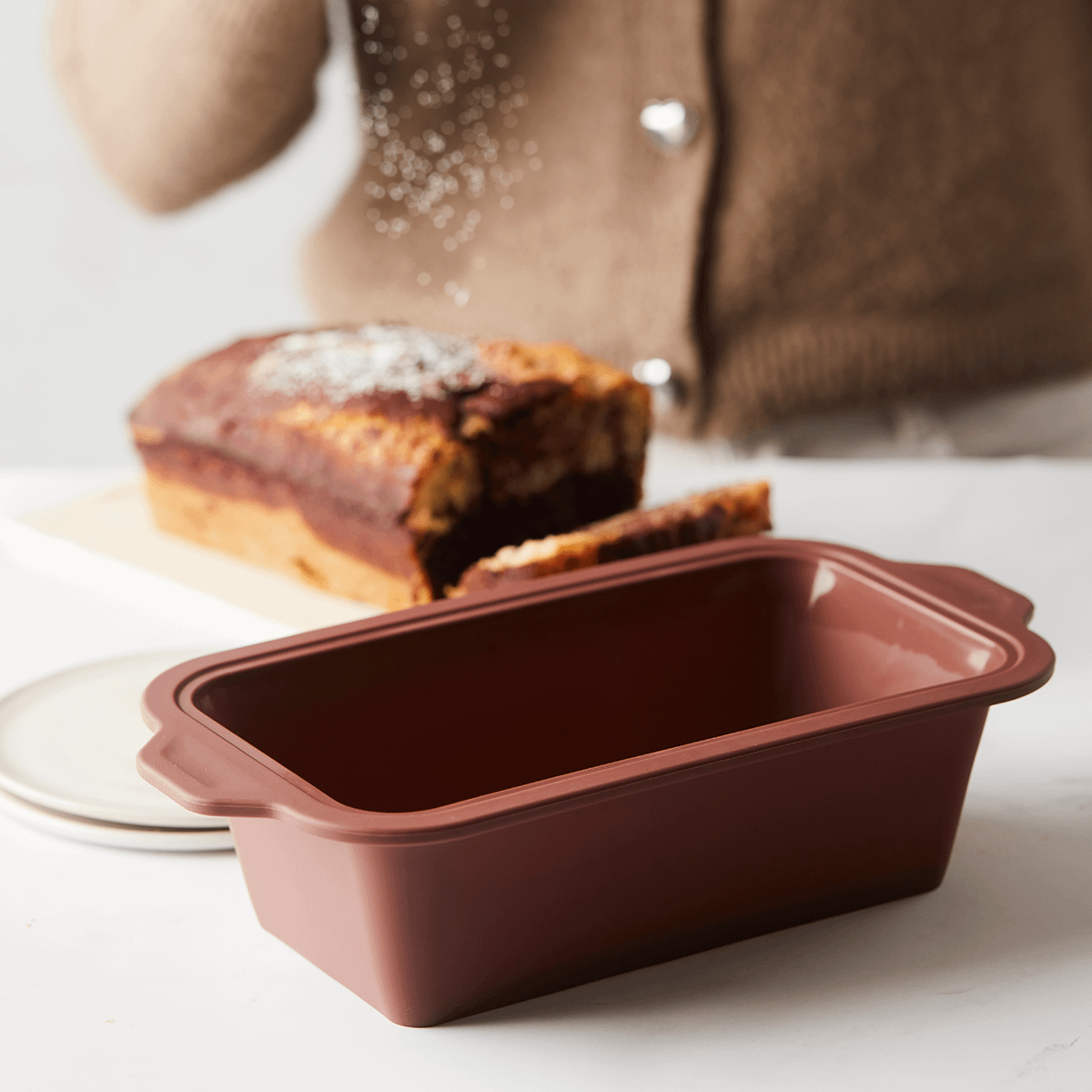 Cakevorm VINTA Rechthoek Sil. Rood