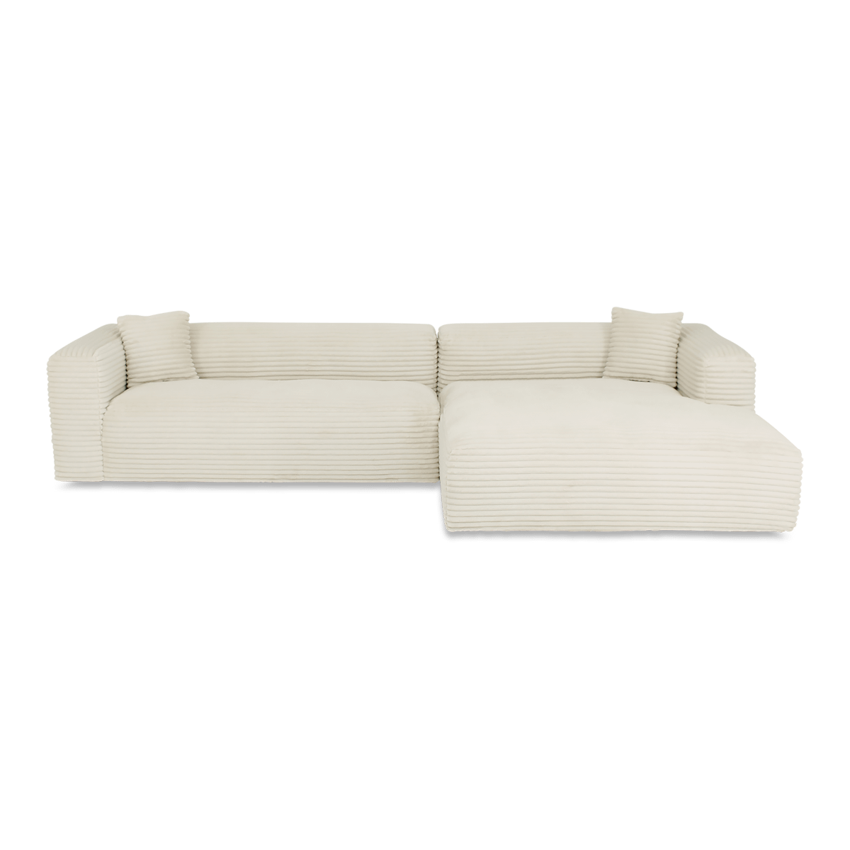 Hoeksalon LUNES Longchair Rechts Ivory