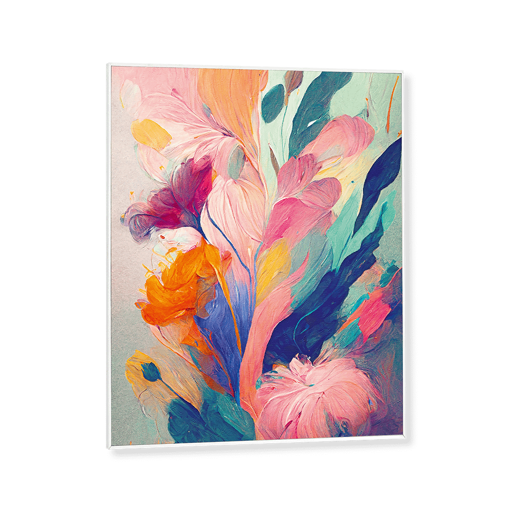 Framed Canvas DREAMY FLOWERS 40x50